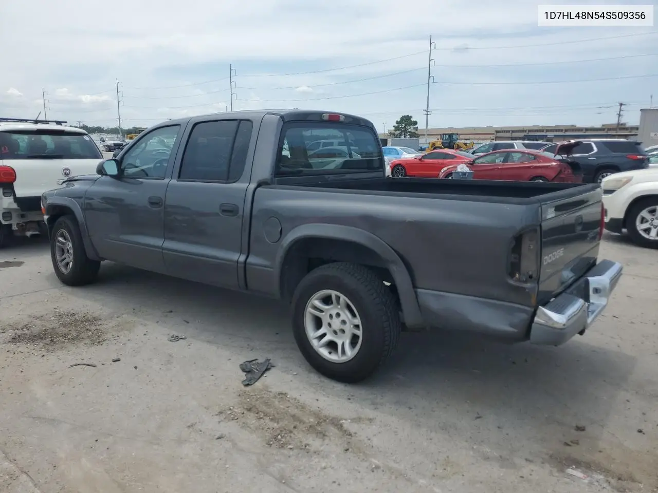 2004 Dodge Dakota Quad Slt VIN: 1D7HL48N54S509356 Lot: 62304945