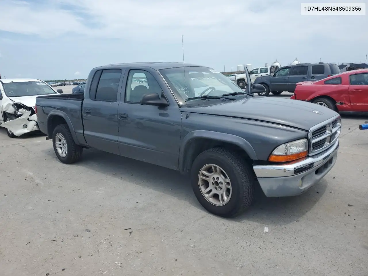 2004 Dodge Dakota Quad Slt VIN: 1D7HL48N54S509356 Lot: 62304945