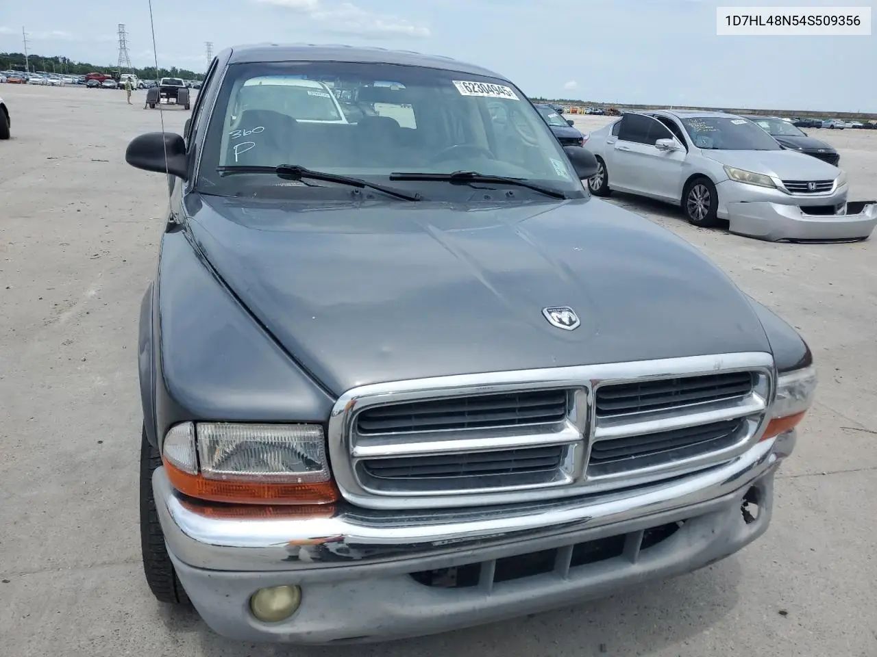 2004 Dodge Dakota Quad Slt VIN: 1D7HL48N54S509356 Lot: 62304945