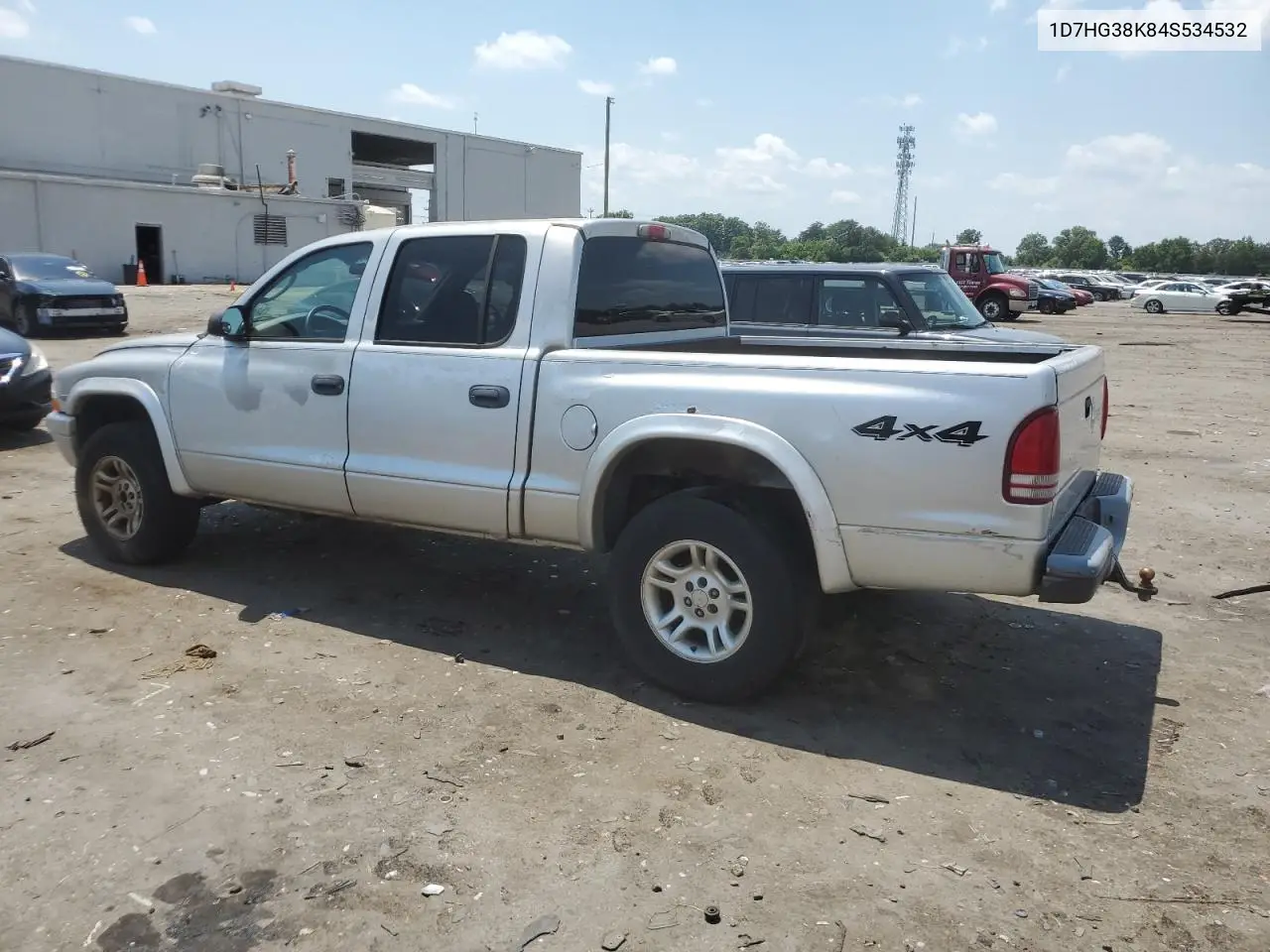 2004 Dodge Dakota Quad Sport VIN: 1D7HG38K84S534532 Lot: 62457995