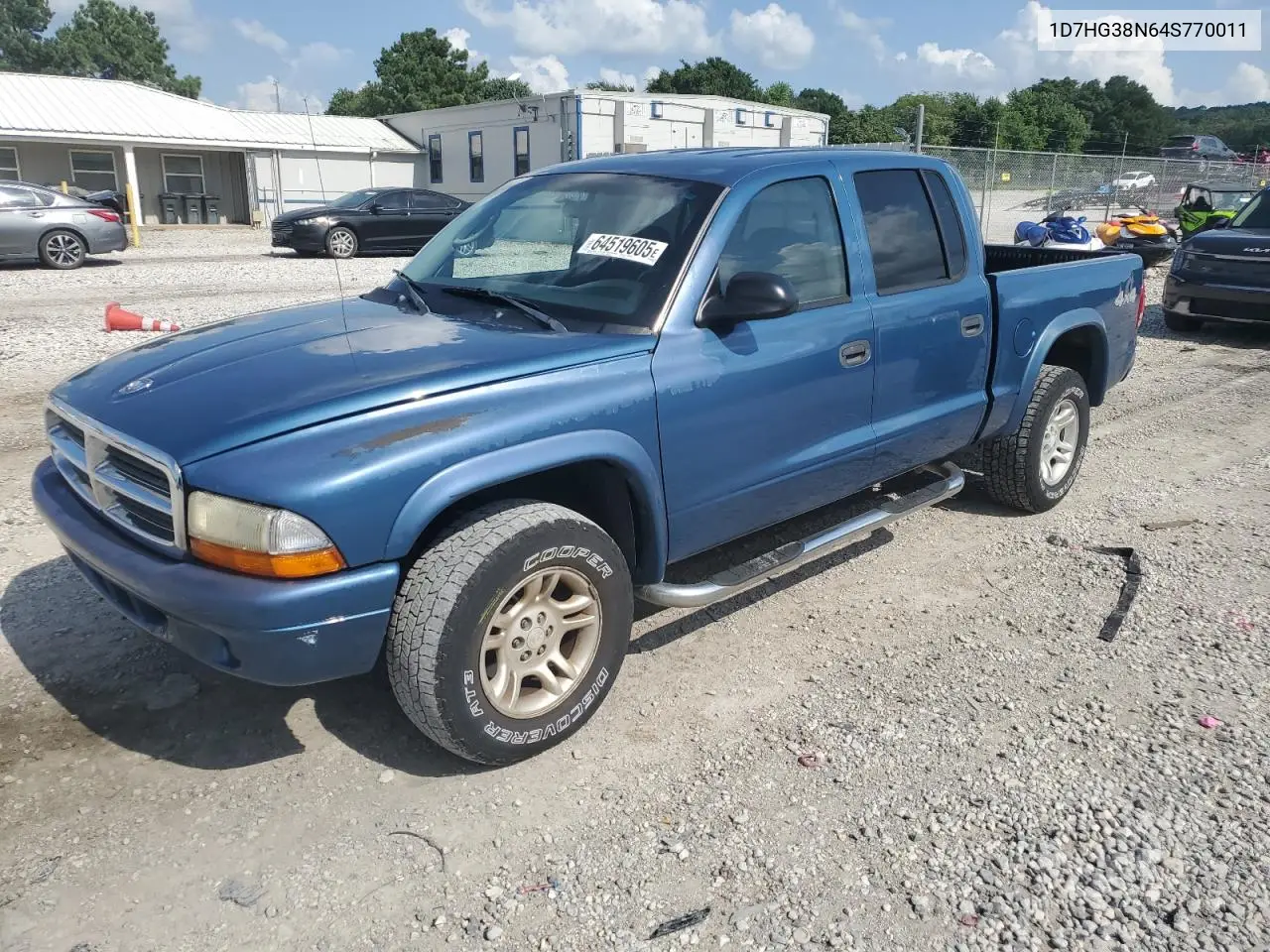 2004 Dodge Dakota Quad Sport VIN: 1D7HG38N64S770011 Lot: 64519605