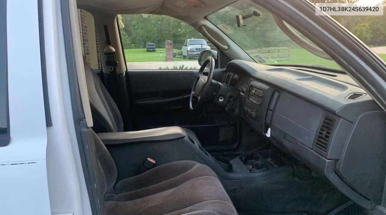 2004 Dodge Dakota Quad Sport VIN: 1D7HL38K24S639420 Lot: 64867545
