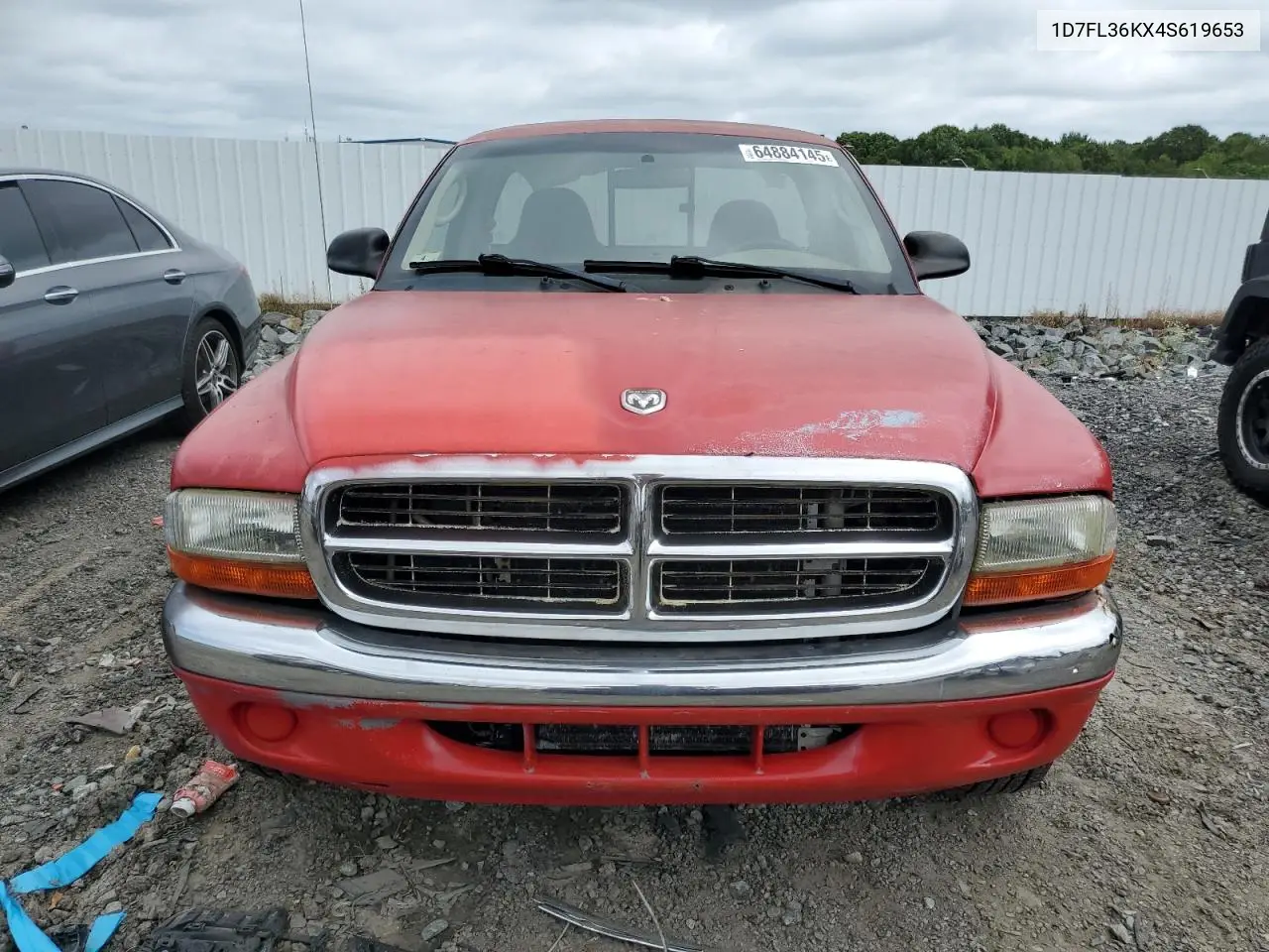 2004 Dodge Dakota Sport VIN: 1D7FL36KX4S619653 Lot: 64884145