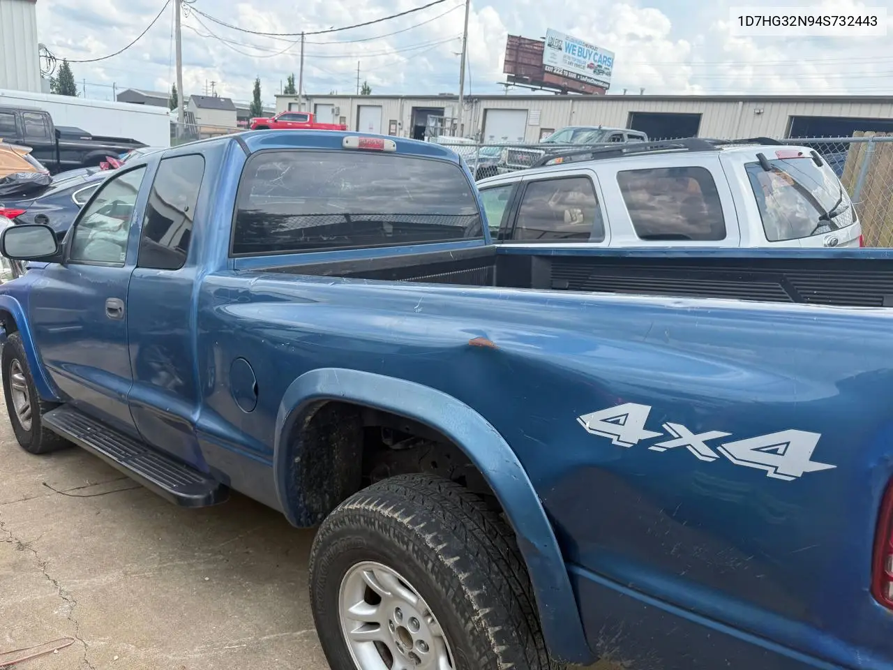 2004 Dodge Dakota Sport VIN: 1D7HG32N94S732443 Lot: 65265205