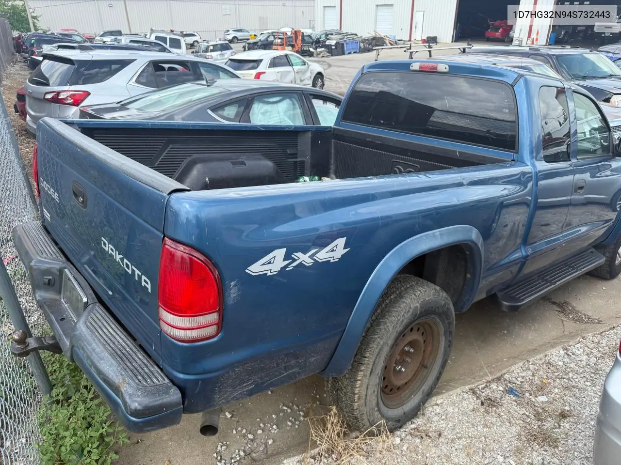 2004 Dodge Dakota Sport VIN: 1D7HG32N94S732443 Lot: 65265205