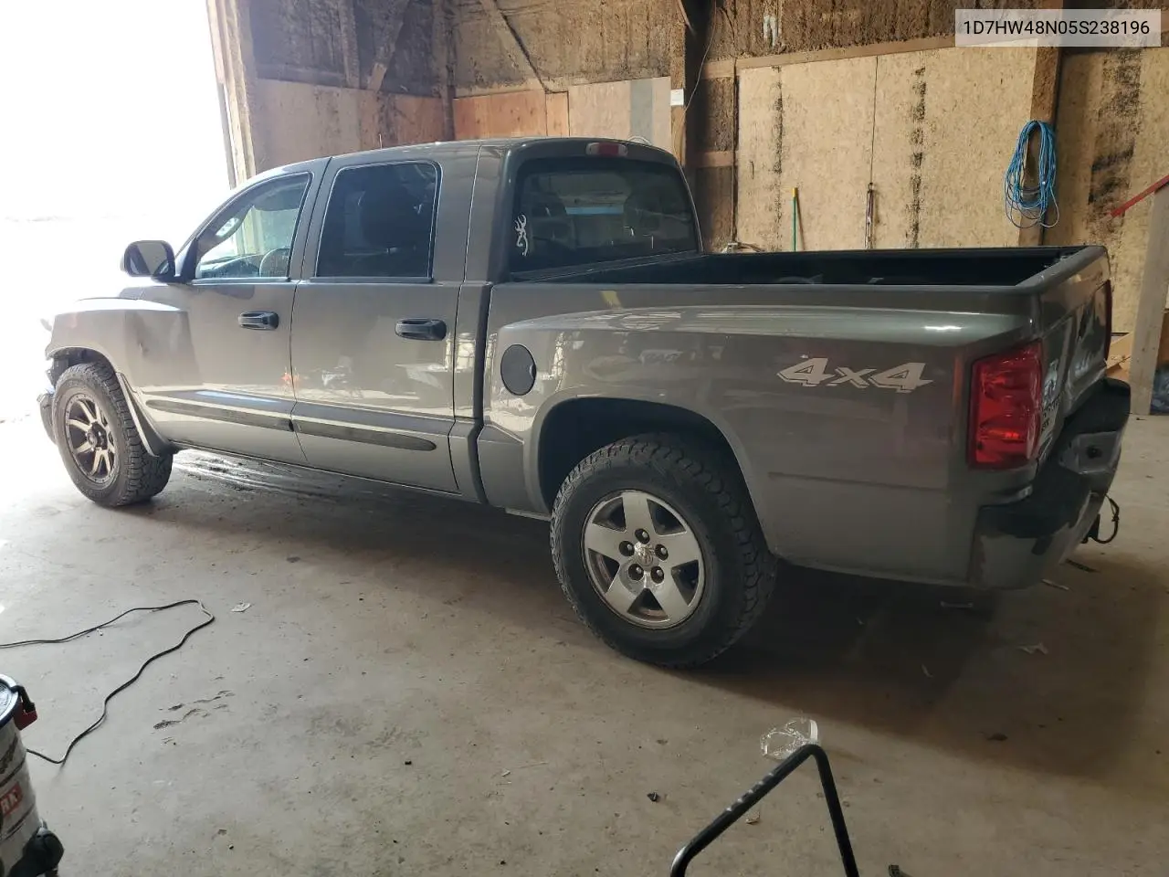 2005 Dodge Dakota Quad Slt VIN: 1D7HW48N05S238196 Lot: 50662145