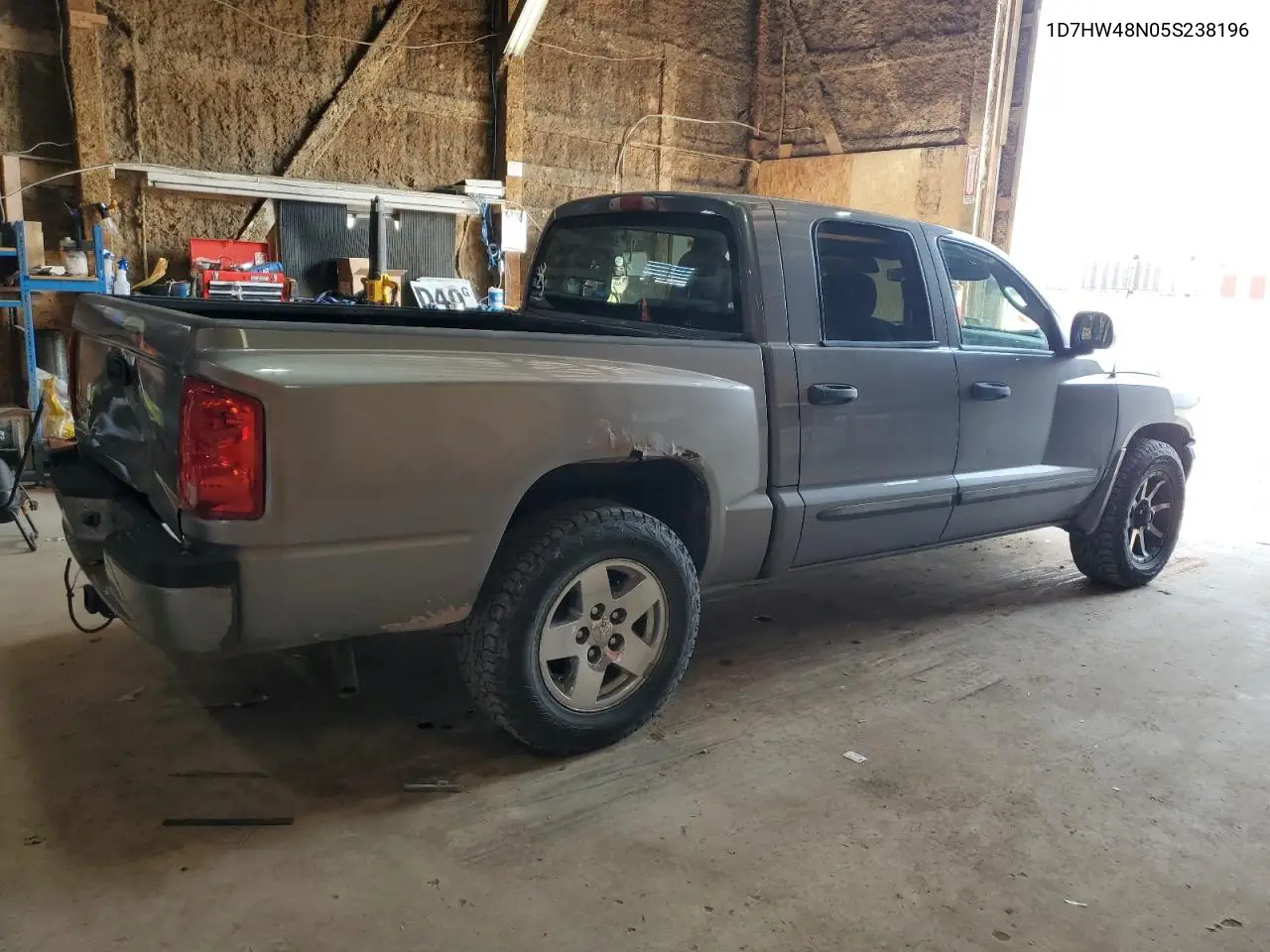 2005 Dodge Dakota Quad Slt VIN: 1D7HW48N05S238196 Lot: 50662145