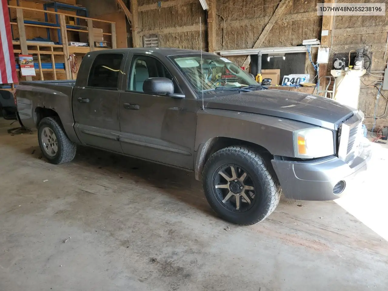 2005 Dodge Dakota Quad Slt VIN: 1D7HW48N05S238196 Lot: 50662145