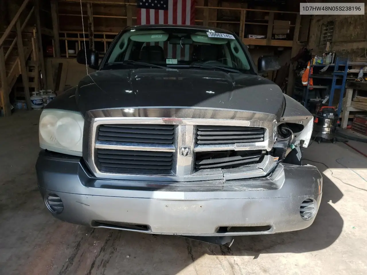 2005 Dodge Dakota Quad Slt VIN: 1D7HW48N05S238196 Lot: 50662145