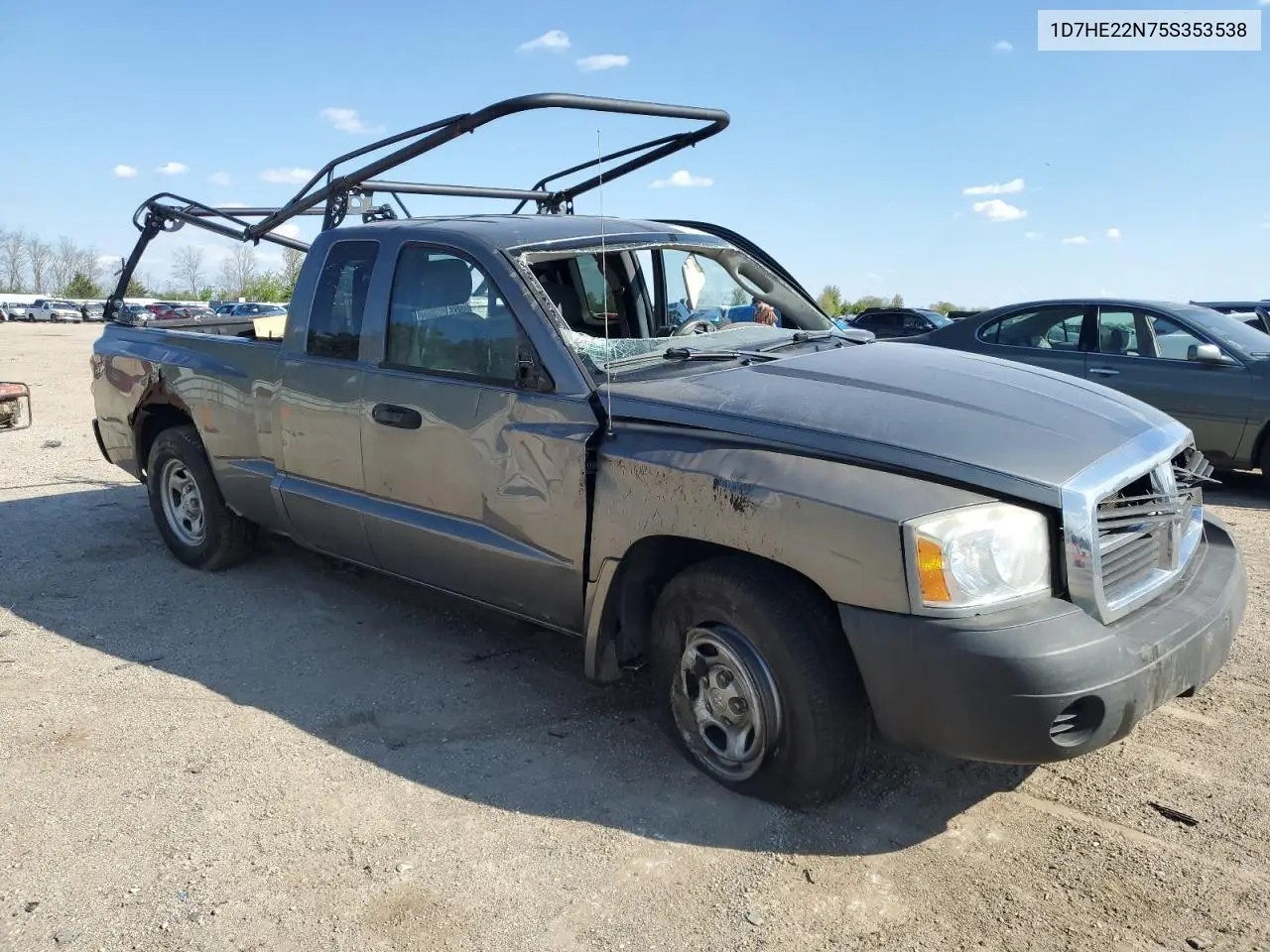 2005 Dodge Dakota St VIN: 1D7HE22N75S353538 Lot: 55830985
