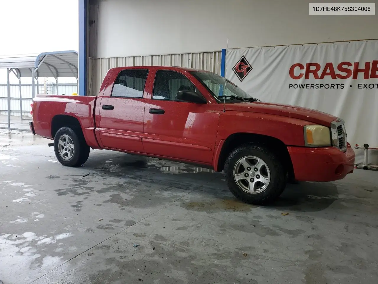 2005 Dodge Dakota Quad Slt VIN: 1D7HE48K75S304008 Lot: 56292705