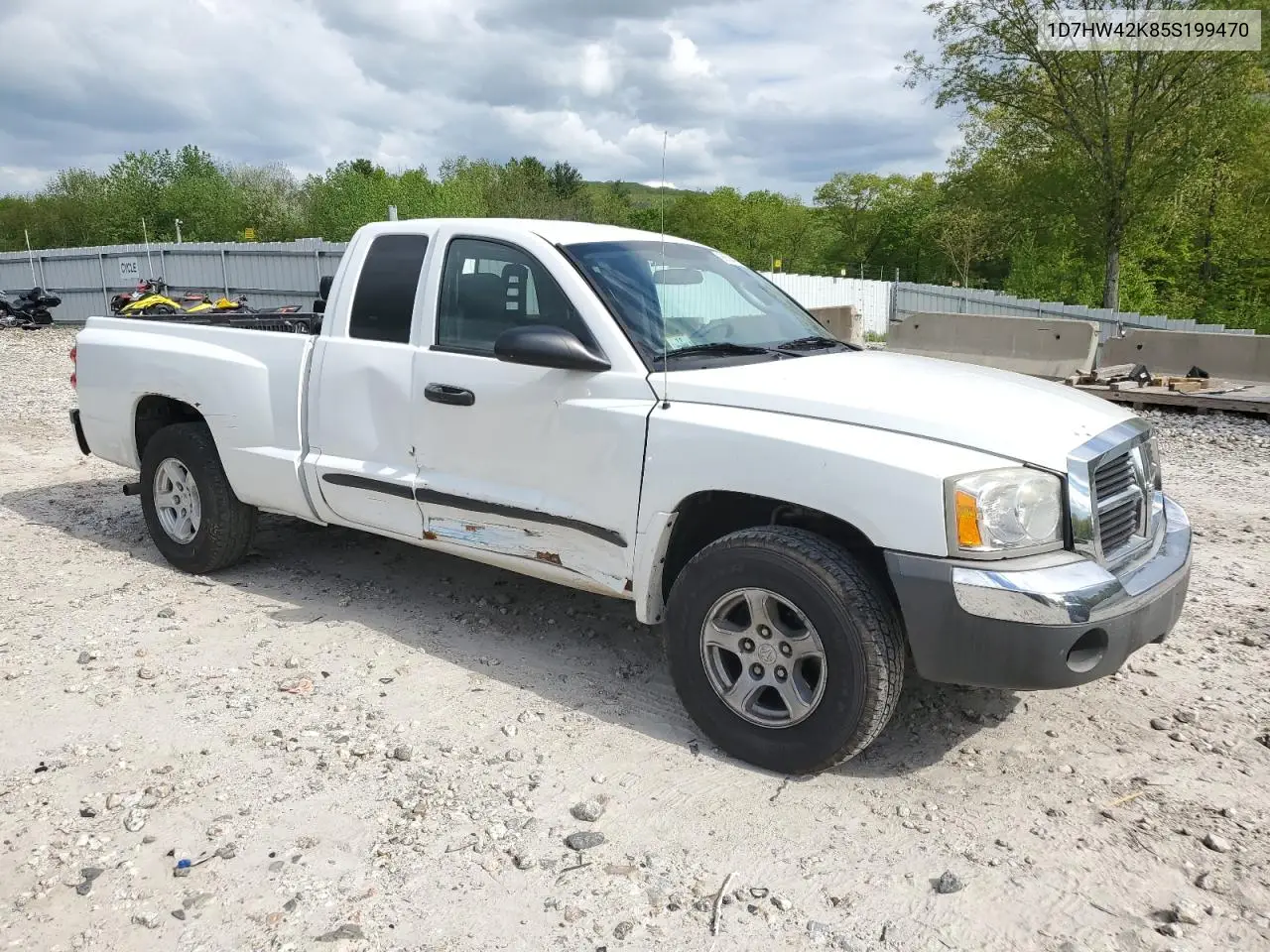 2005 Dodge Dakota Slt VIN: 1D7HW42K85S199470 Lot: 56304125