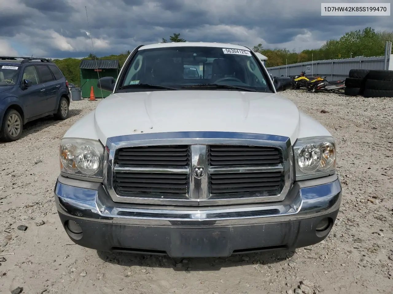 2005 Dodge Dakota Slt VIN: 1D7HW42K85S199470 Lot: 56304125