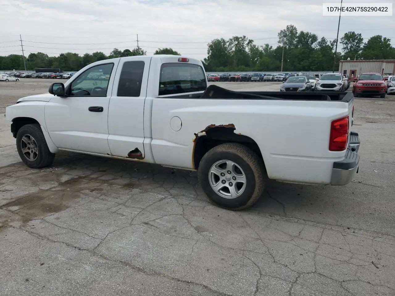 2005 Dodge Dakota Slt VIN: 1D7HE42N75S290422 Lot: 59613155