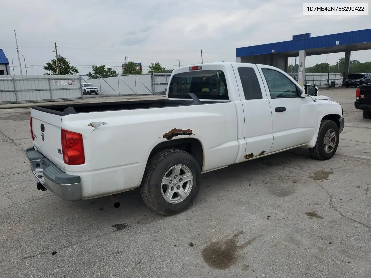 2005 Dodge Dakota Slt VIN: 1D7HE42N75S290422 Lot: 59613155
