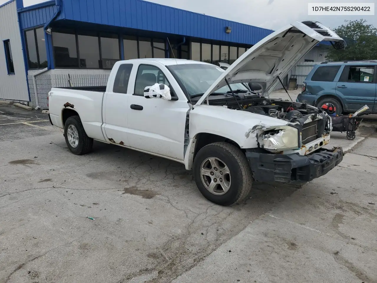 2005 Dodge Dakota Slt VIN: 1D7HE42N75S290422 Lot: 59613155