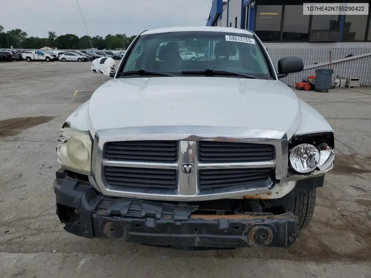 2005 Dodge Dakota Slt VIN: 1D7HE42N75S290422 Lot: 59613155