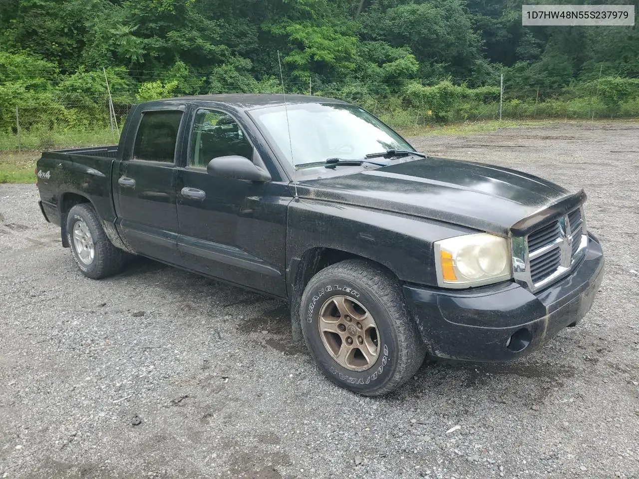 2005 Dodge Dakota Quad Slt VIN: 1D7HW48N55S237979 Lot: 62791915