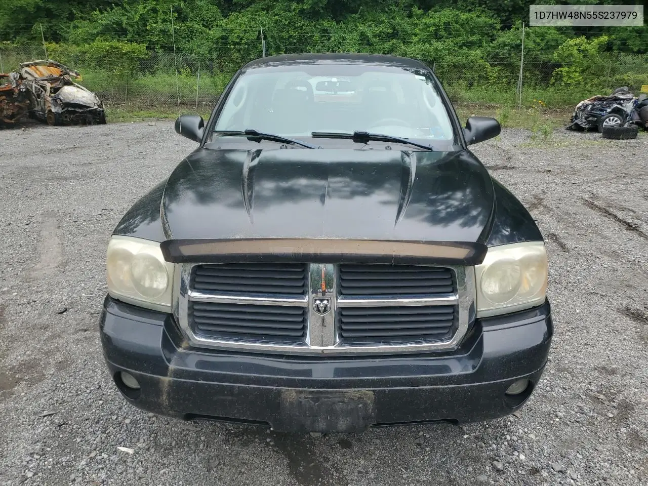 2005 Dodge Dakota Quad Slt VIN: 1D7HW48N55S237979 Lot: 62791915