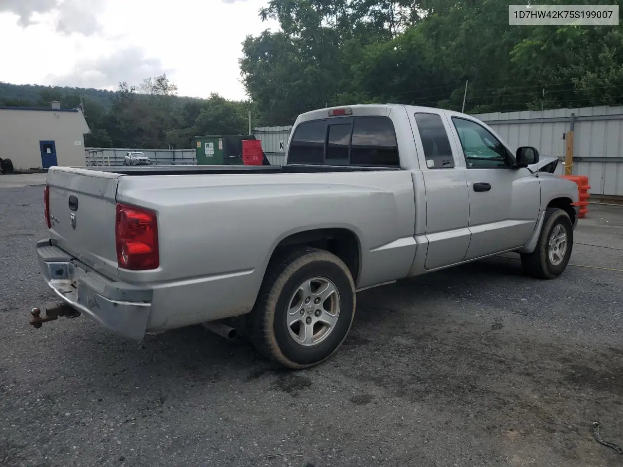 2005 Dodge Dakota Slt VIN: 1D7HW42K75S199007 Lot: 62878585