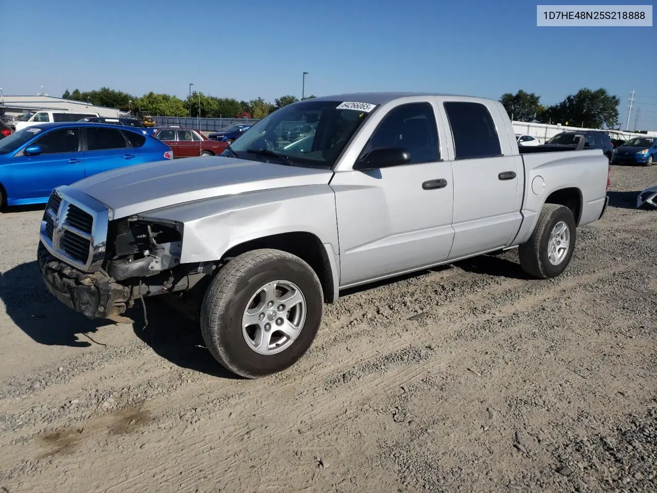 2005 Dodge Dakota Quad Slt VIN: 1D7HE48N25S218888 Lot: 64266065