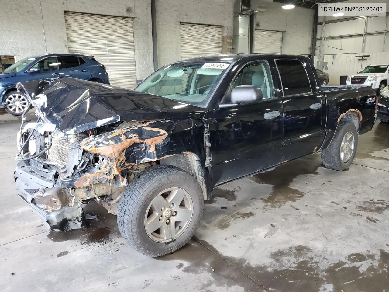2005 Dodge Dakota Quad Slt VIN: 1D7HW48N25S120408 Lot: 64587485