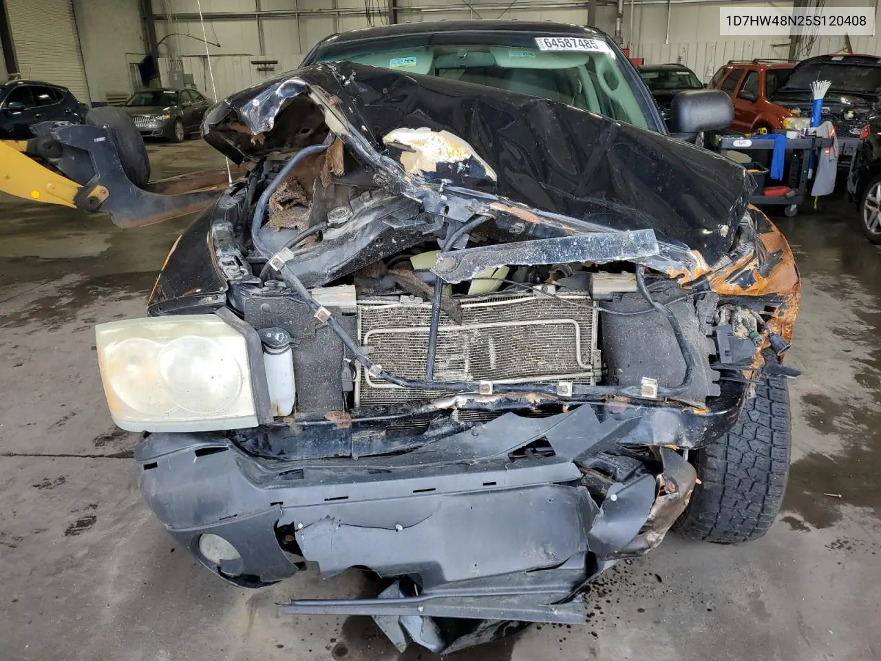 2005 Dodge Dakota Quad Slt VIN: 1D7HW48N25S120408 Lot: 64587485