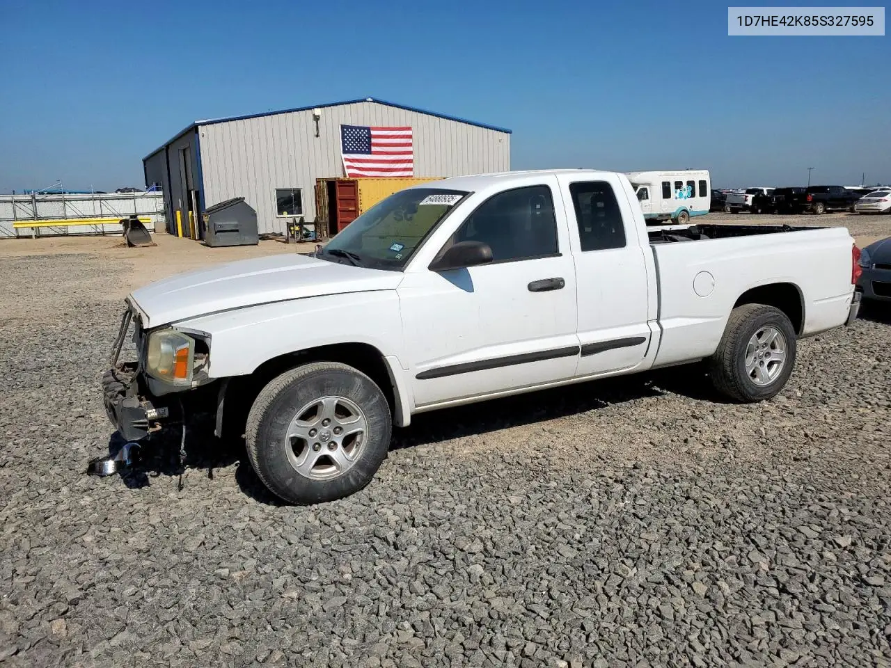 2005 Dodge Dakota Slt VIN: 1D7HE42K85S327595 Lot: 64880935
