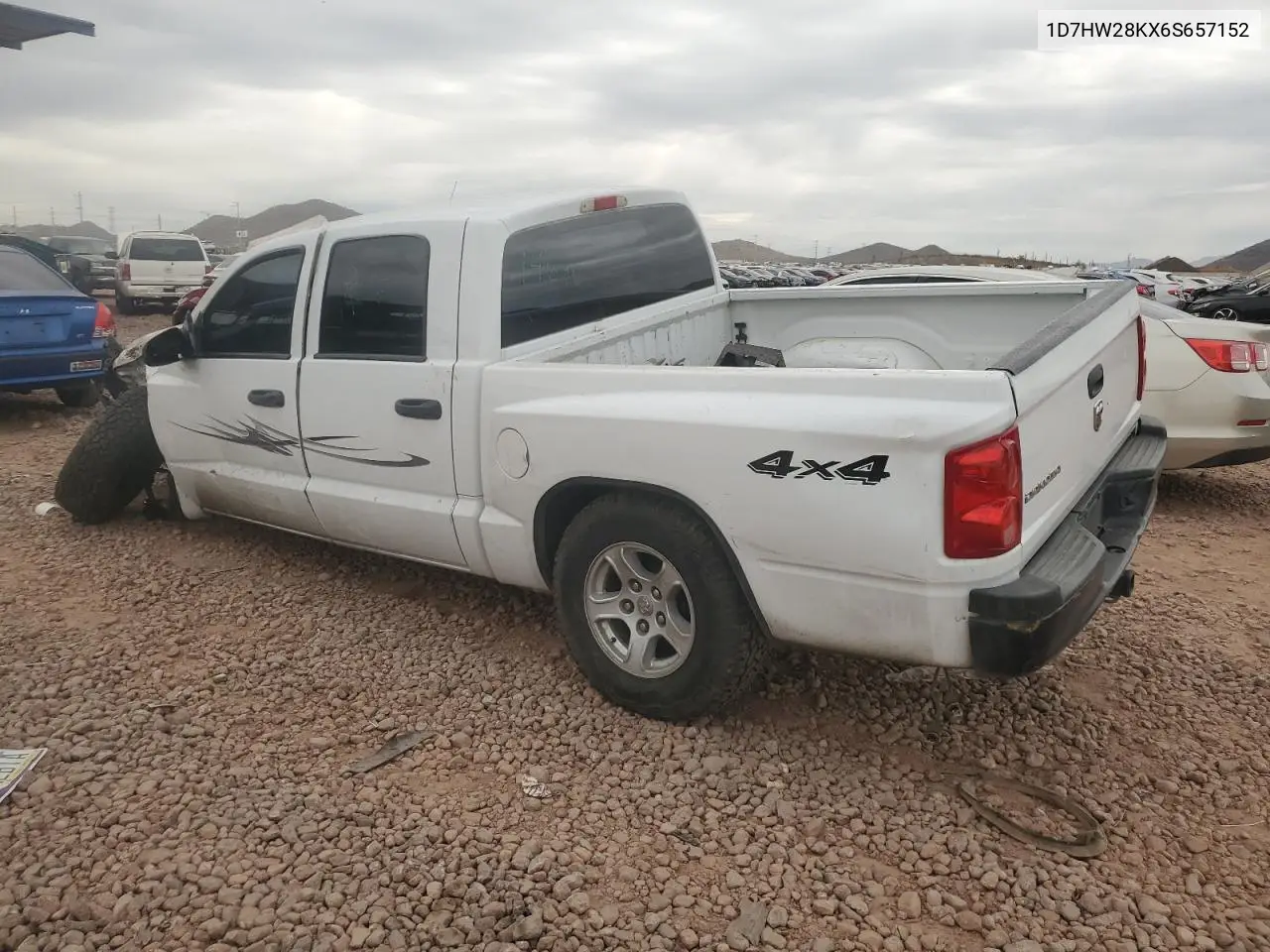 2006 Dodge Dakota Quad VIN: 1D7HW28KX6S657152 Lot: 51016735