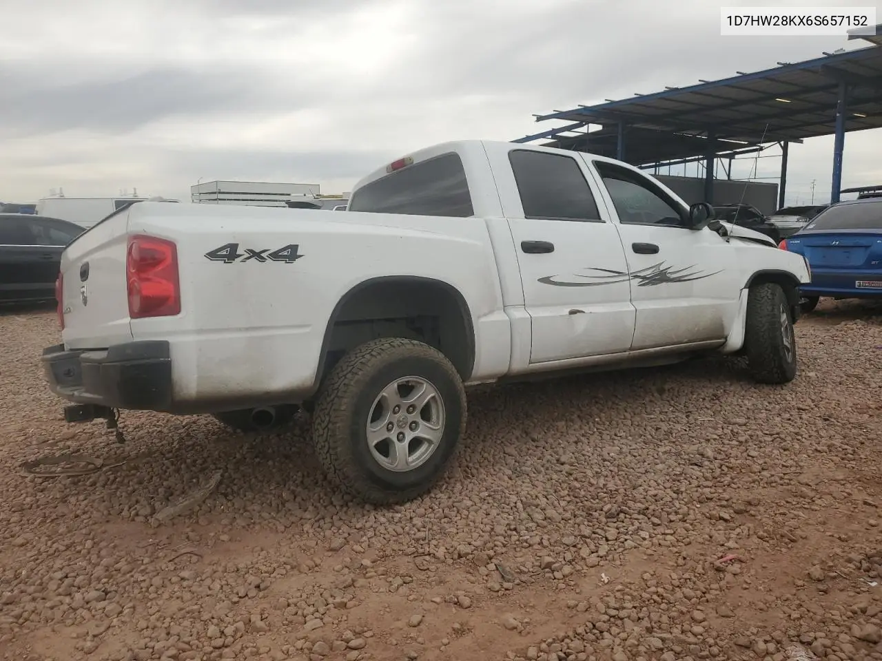 2006 Dodge Dakota Quad VIN: 1D7HW28KX6S657152 Lot: 51016735