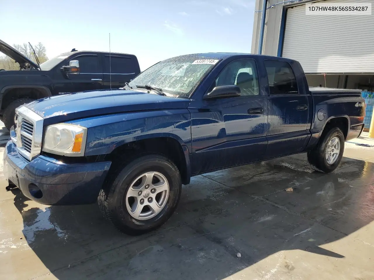 2006 Dodge Dakota Quad Slt VIN: 1D7HW48K56S534287 Lot: 53387745