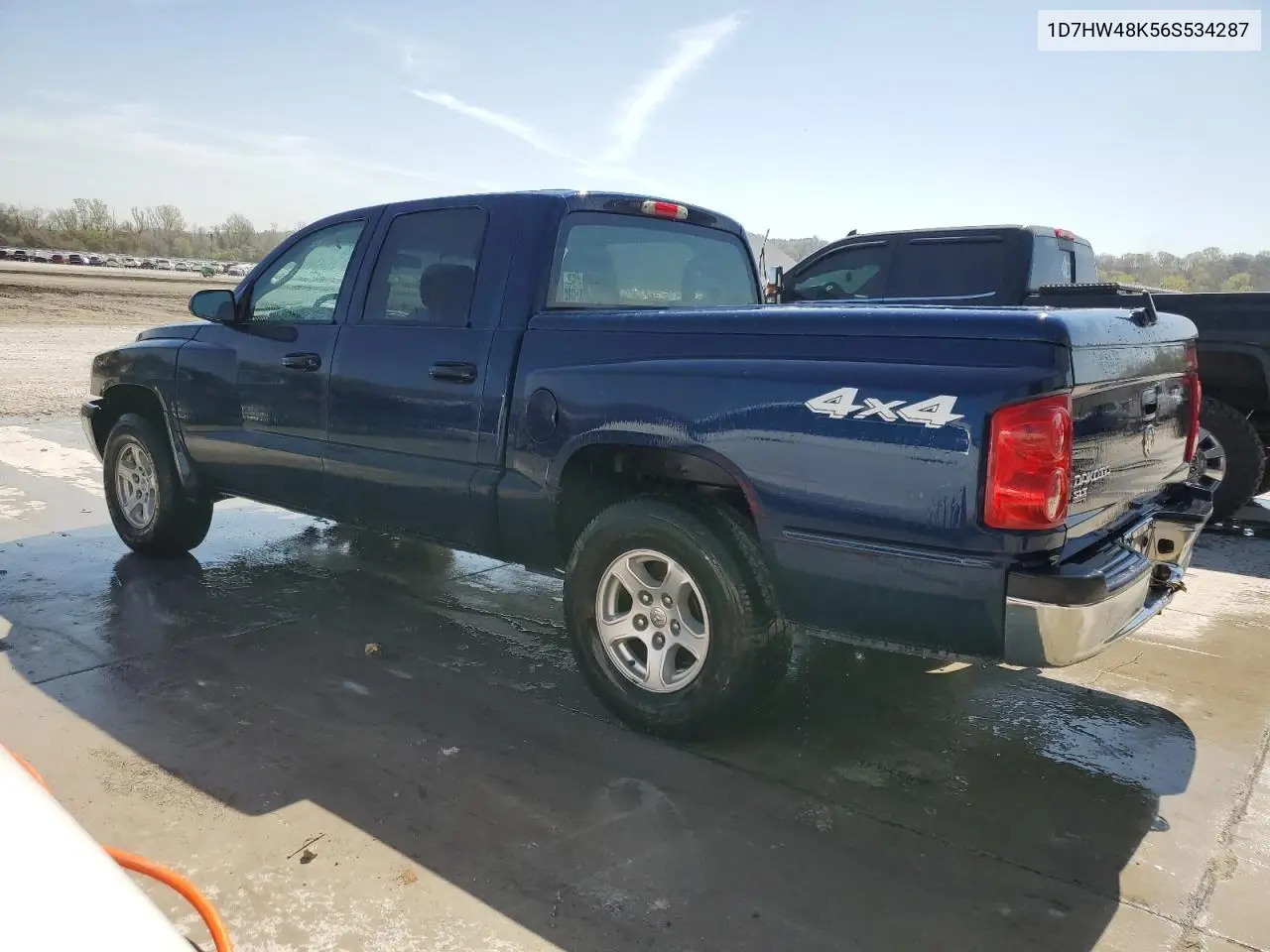 2006 Dodge Dakota Quad Slt VIN: 1D7HW48K56S534287 Lot: 53387745