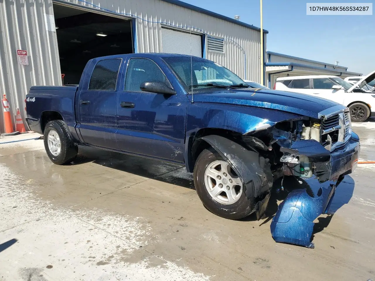 2006 Dodge Dakota Quad Slt VIN: 1D7HW48K56S534287 Lot: 53387745