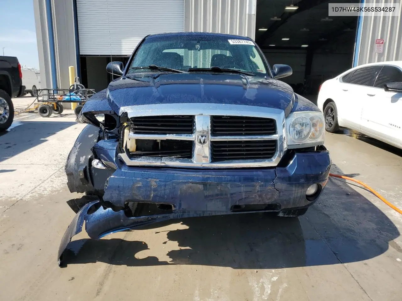 2006 Dodge Dakota Quad Slt VIN: 1D7HW48K56S534287 Lot: 53387745