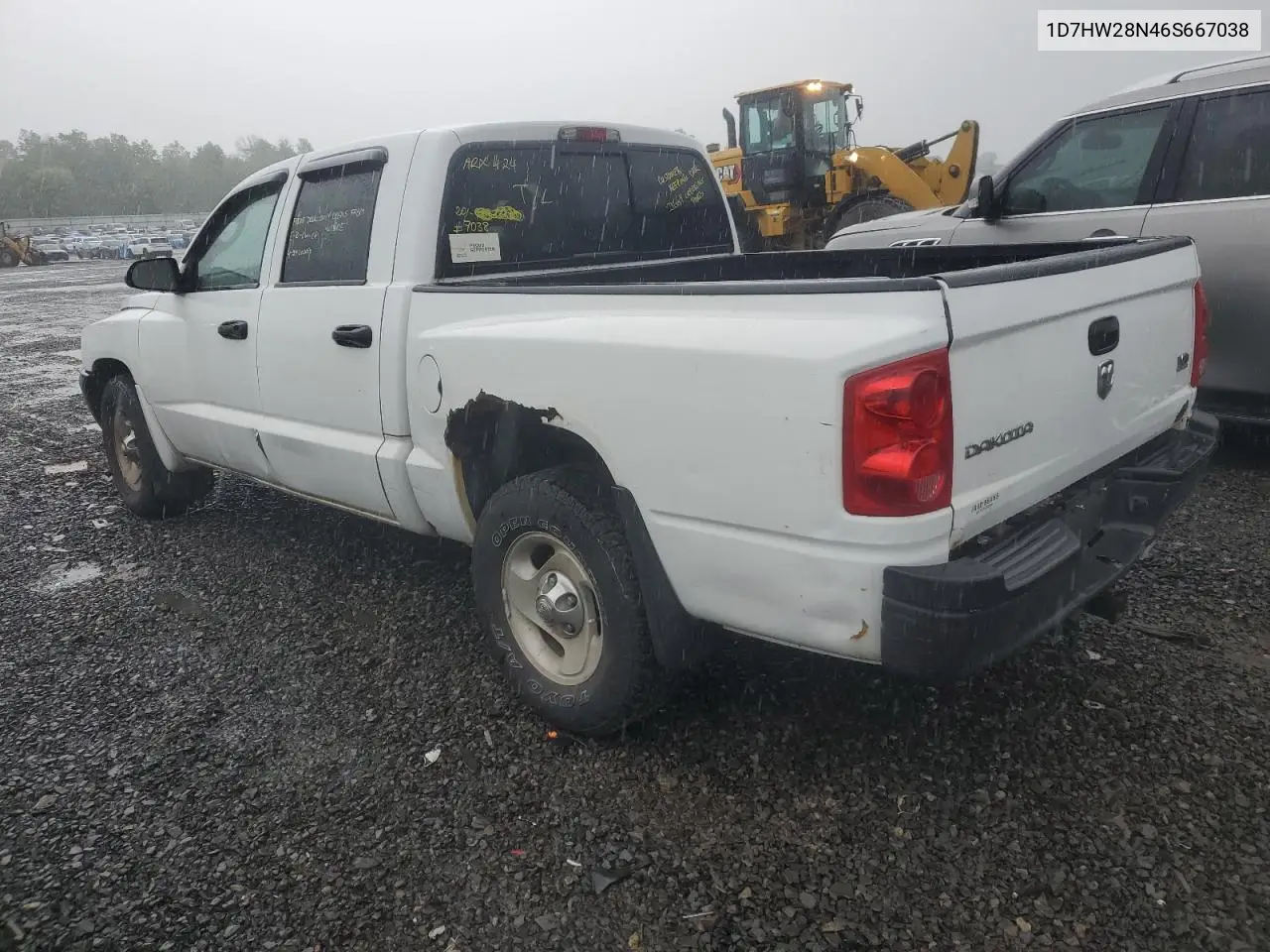 2006 Dodge Dakota Quad VIN: 1D7HW28N46S667038 Lot: 55207945