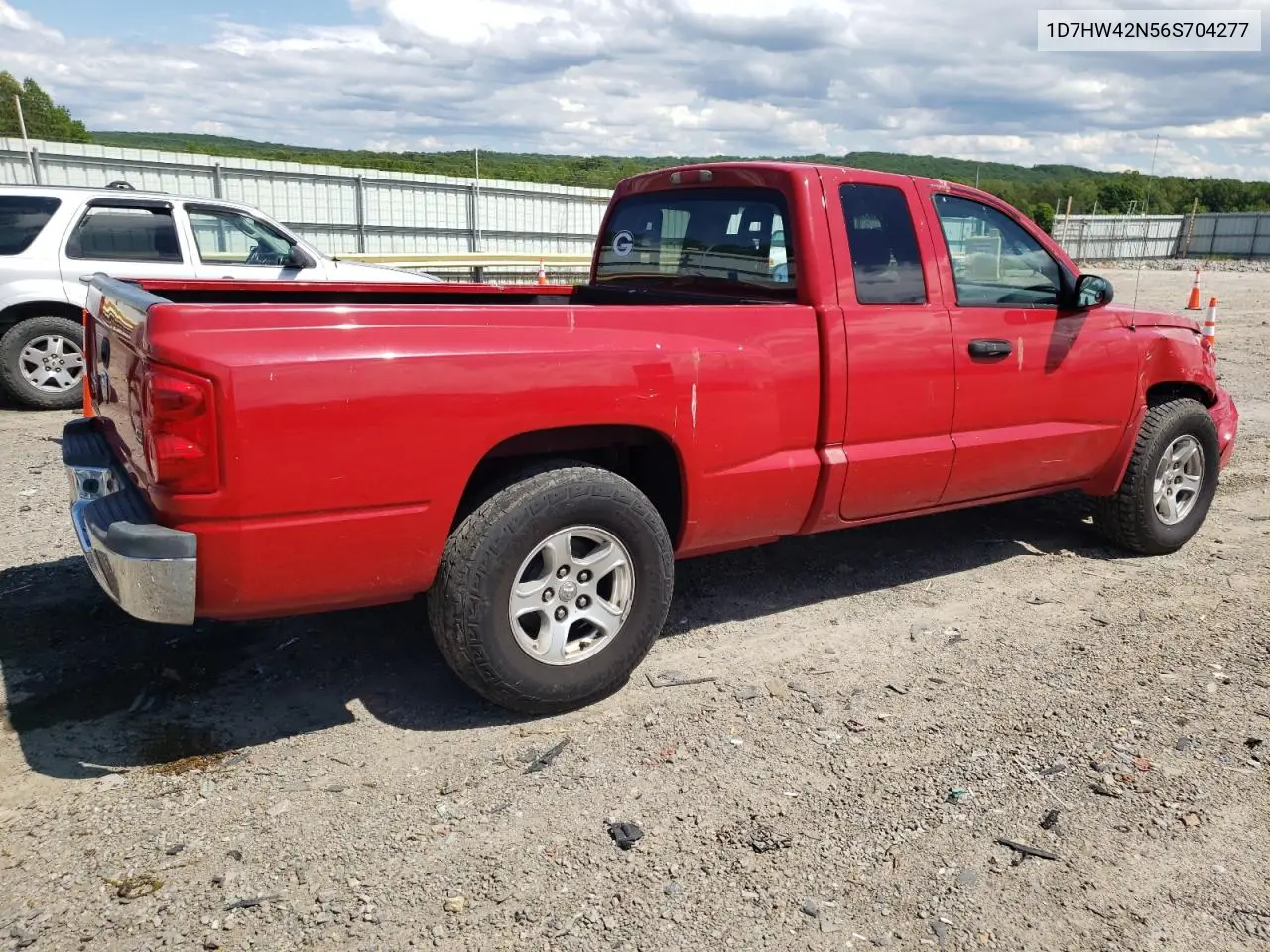 2006 Dodge Dakota Slt VIN: 1D7HW42N56S704277 Lot: 55335835