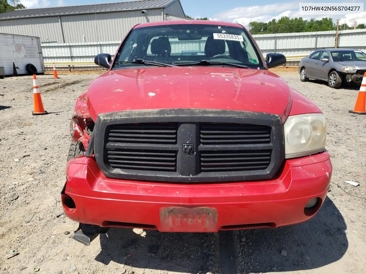 2006 Dodge Dakota Slt VIN: 1D7HW42N56S704277 Lot: 55335835