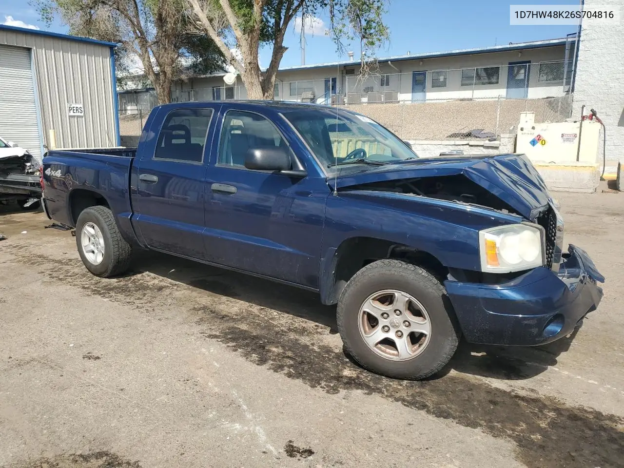 2006 Dodge Dakota Quad Slt VIN: 1D7HW48K26S704816 Lot: 56071985