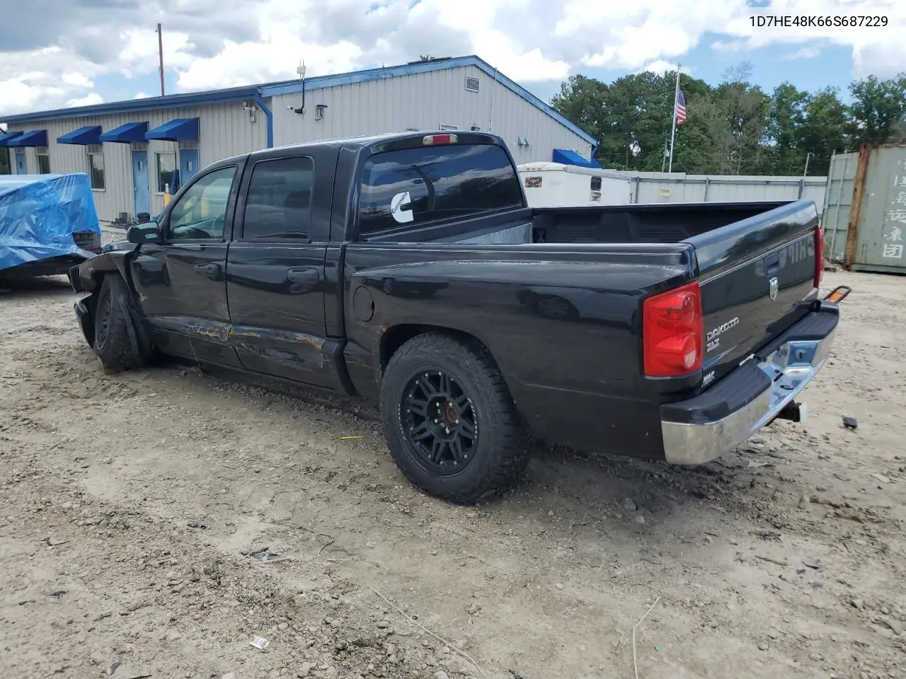 2006 Dodge Dakota Quad Slt VIN: 1D7HE48K66S687229 Lot: 56238735