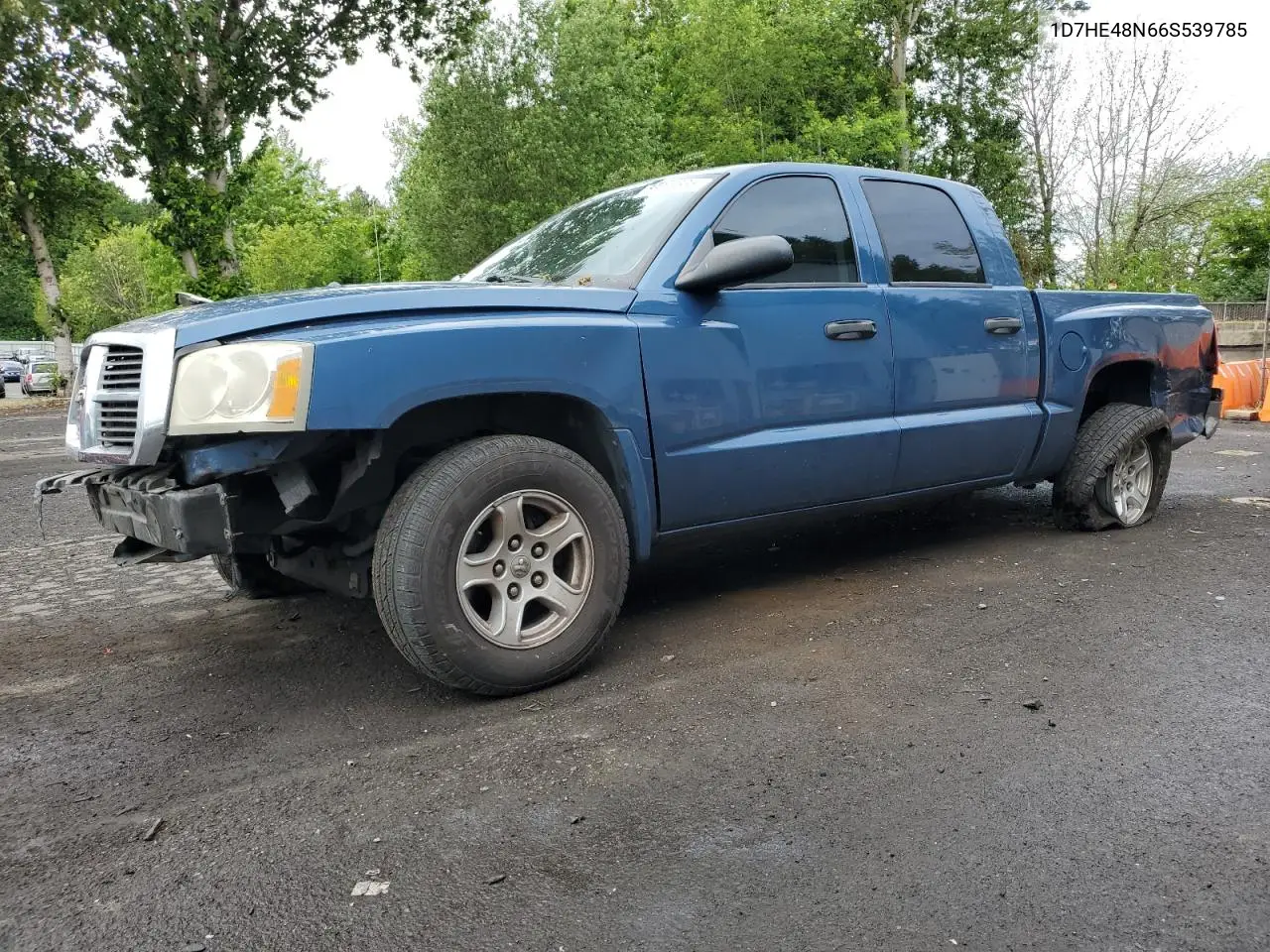 2006 Dodge Dakota Quad Slt VIN: 1D7HE48N66S539785 Lot: 56339835