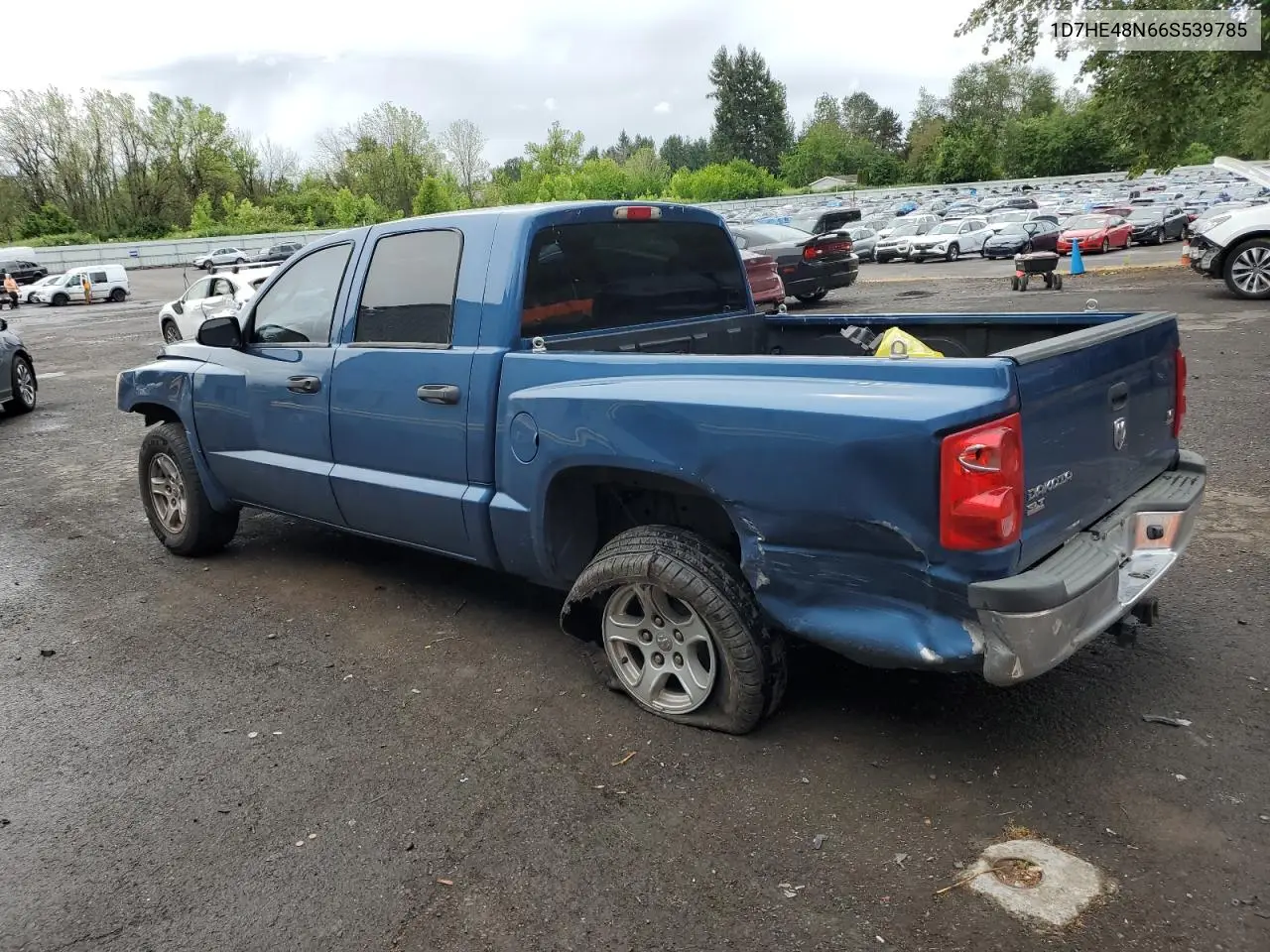 2006 Dodge Dakota Quad Slt VIN: 1D7HE48N66S539785 Lot: 56339835