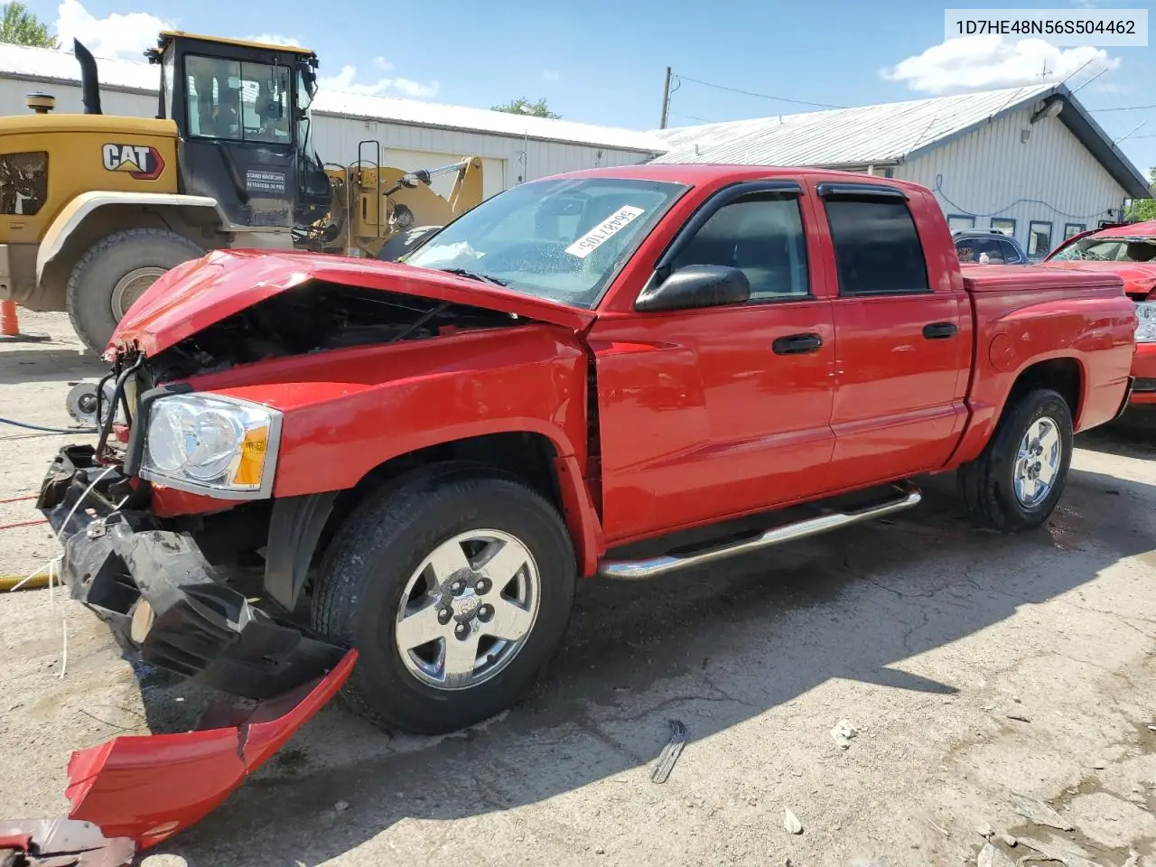 2006 Dodge Dakota Quad Slt VIN: 1D7HE48N56S504462 Lot: 56487105