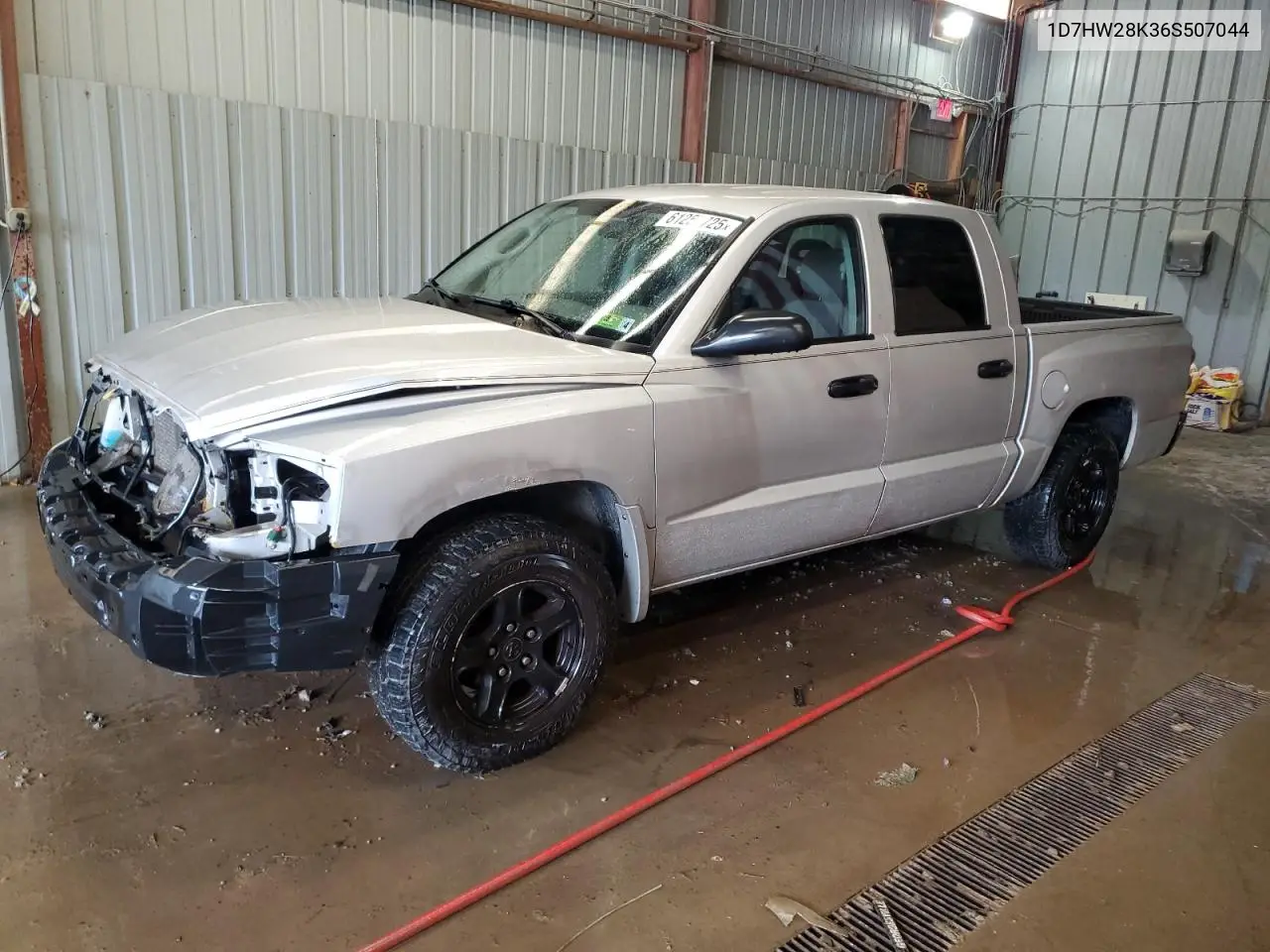 2006 Dodge Dakota Quad VIN: 1D7HW28K36S507044 Lot: 61255725