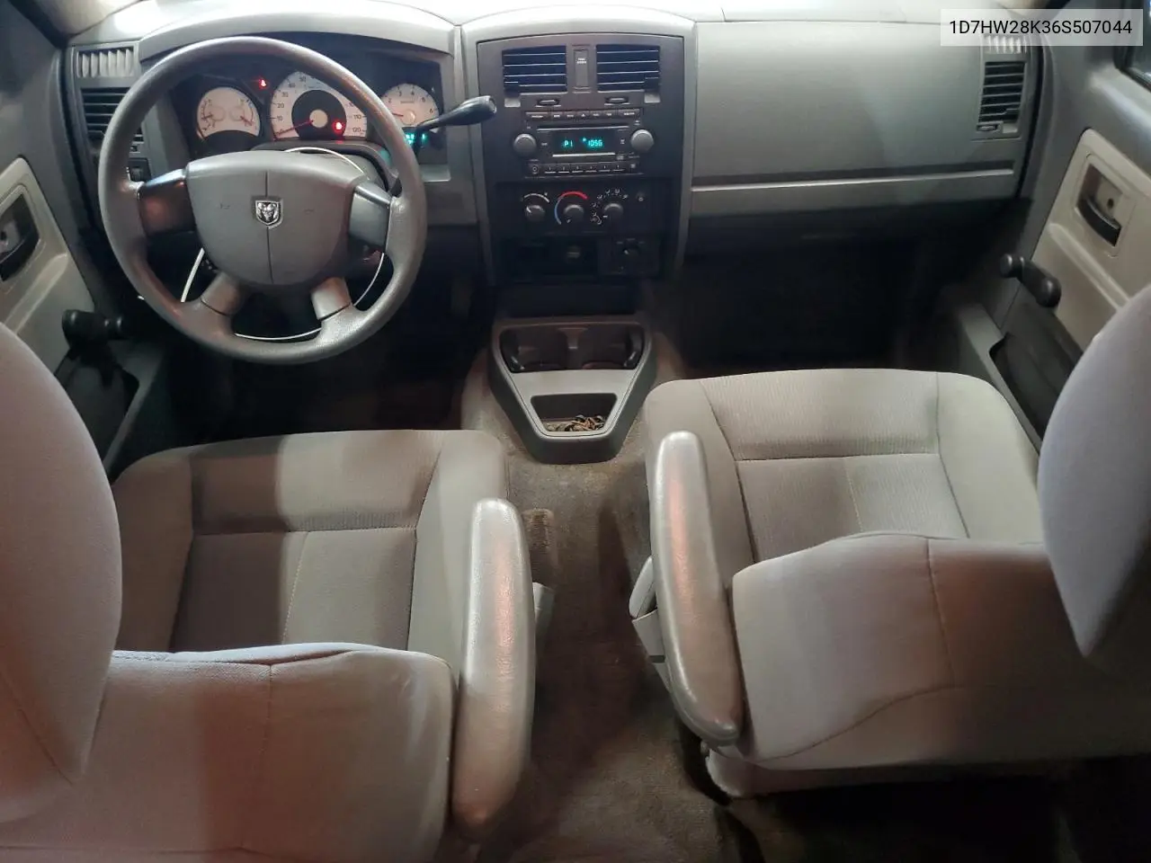 2006 Dodge Dakota Quad VIN: 1D7HW28K36S507044 Lot: 61255725