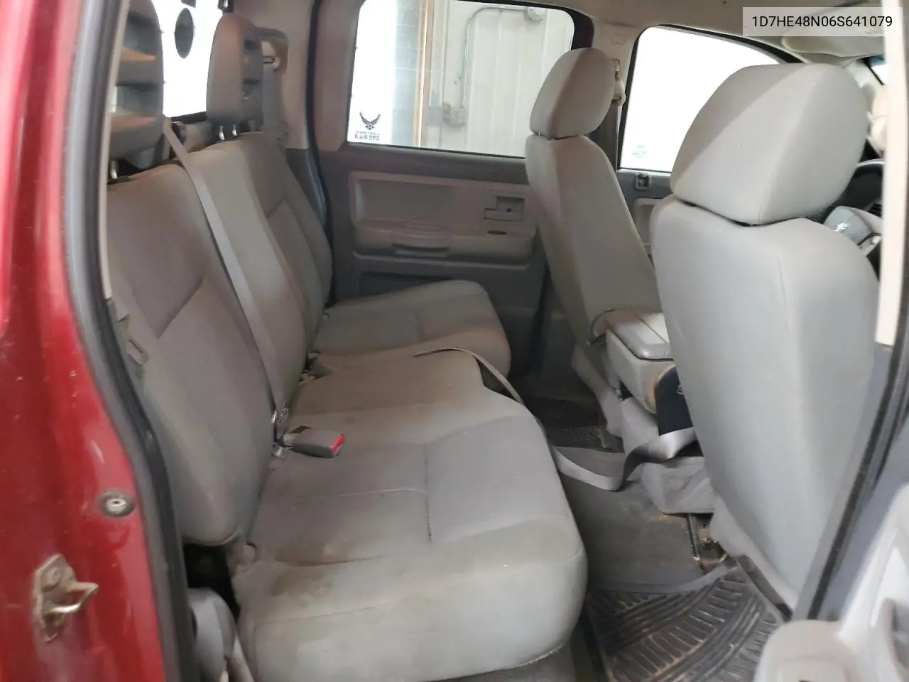 2006 Dodge Dakota Quad Slt VIN: 1D7HE48N06S641079 Lot: 61915825