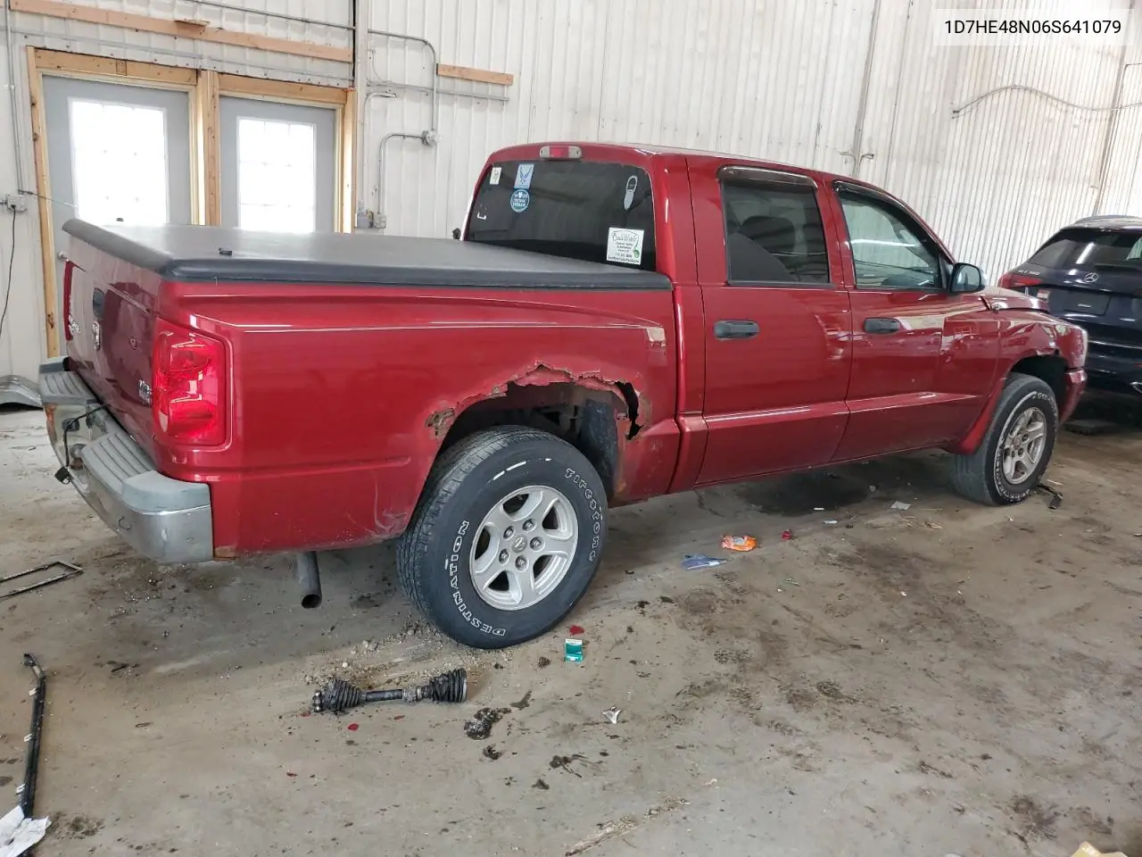 2006 Dodge Dakota Quad Slt VIN: 1D7HE48N06S641079 Lot: 61915825