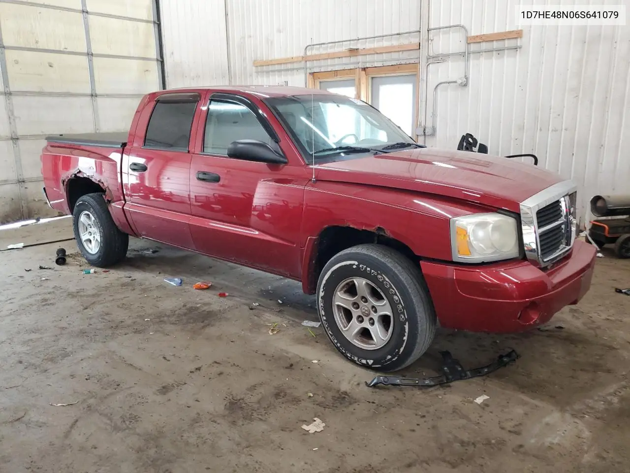 2006 Dodge Dakota Quad Slt VIN: 1D7HE48N06S641079 Lot: 61915825