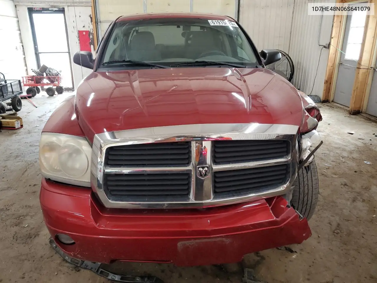 2006 Dodge Dakota Quad Slt VIN: 1D7HE48N06S641079 Lot: 61915825