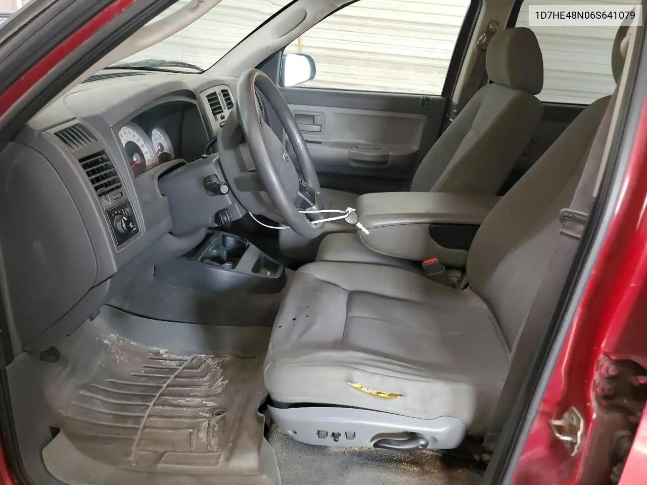 2006 Dodge Dakota Quad Slt VIN: 1D7HE48N06S641079 Lot: 61915825