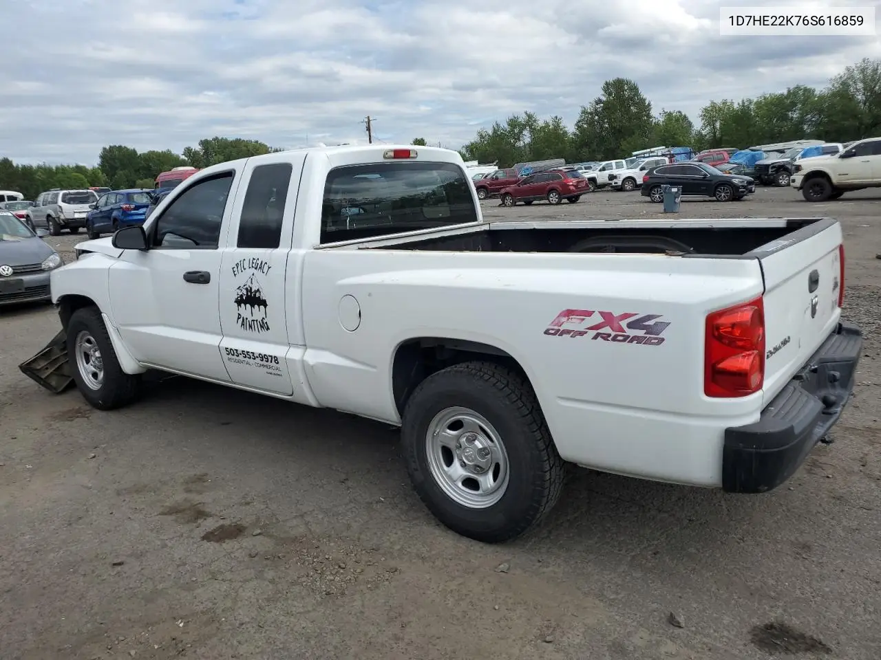 2006 Dodge Dakota St VIN: 1D7HE22K76S616859 Lot: 62903055